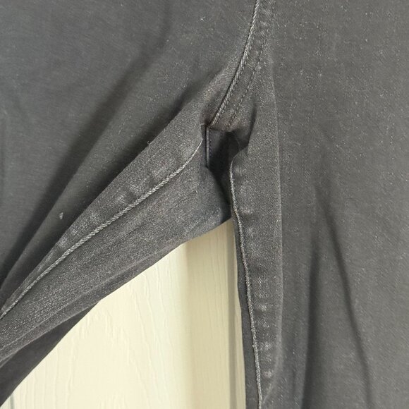 American Eagle Jeans Womens 18 Black Stretch Jegging Grunge Casual - Picture 9 of 16